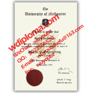 The University of Melbourne diploma